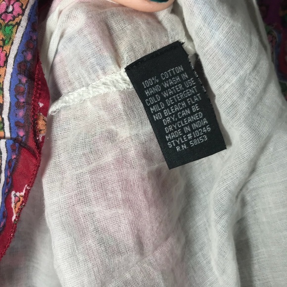 Cerulean Boho Floral Spaghetti Strap Maxi Dress - Picture 6 of 8